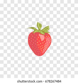 strawberry isolated on transparent background
