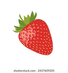 strawberry isolated on white background