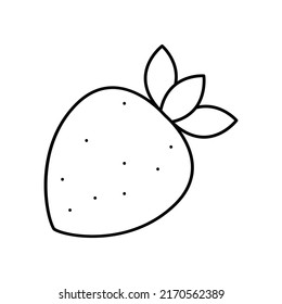 Strawberry Isolated Vector icon which can easily modify or edit

