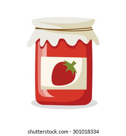 Strawberry Jam - Shutterstock ID 301018334