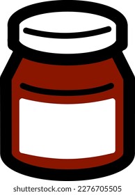 strawberry jam in a jar