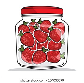 strawberry in the jar