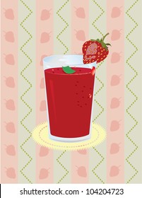 Strawberry juice