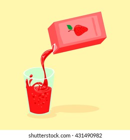  strawberry juice splash