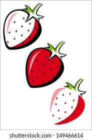 Strawberry in line