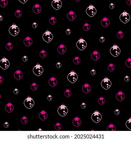 Strawberry line can be used for wallpaper, background, fabric printing, ornaments for various needs and everything related to it
