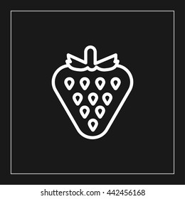 strawberry line icon