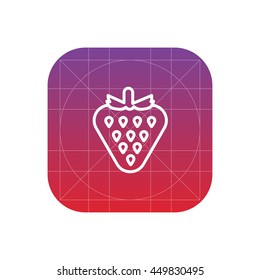 strawberry line icon