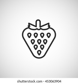 strawberry line icon