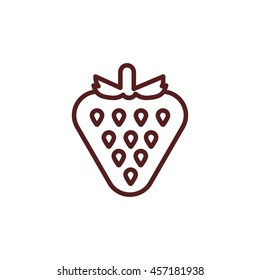 strawberry line icon