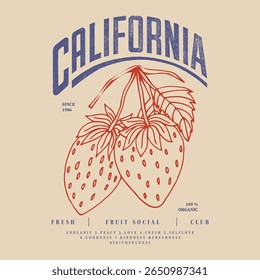 Strawberry Lovers Shirt, Retro T-Shirt, Trendy Tee, vintage t-shirt design, printing design, typography, and calligraphy, aesthetic Fruit vintage t-shirt design, fruit print artwork, women's t-shirt