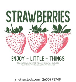 Strawberry Lovers Shirt, Retro T-Shirt, Trendy Tee, vintage t-shirt design, printing design, typography, and calligraphy, aesthetic Fruit vintage t-shirt design, fruit print artwork, women's t-shirt