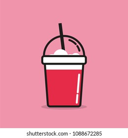 strawberry milkshake to go