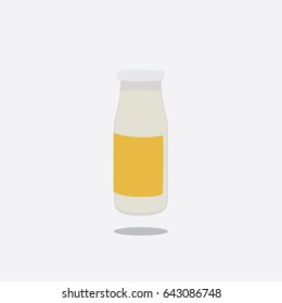 Strawberry milkshake icon, vector illustration design. Drinks collection.