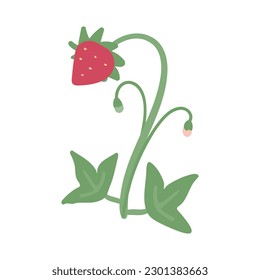 ilustración de vector plano moderno de fresa