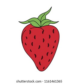 Strawberry natural fruit