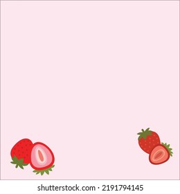 Strawberry Note Paper Patterns Red Seamless Stock Vector (Royalty Free ...