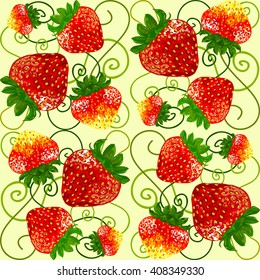 strawberry pattern