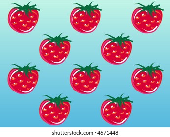 strawberry pattern