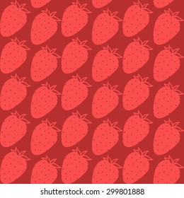 Strawberry pattern background