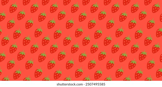 strawberry pattern Background. flat illustration strawberry background. seamless pattern strawberry. strawberry flat illustration background.