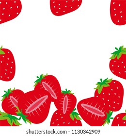 Strawberry pattern downloads.Backgrounds illustration
