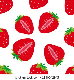 Strawberry pattern downloads.Backgrounds illustration