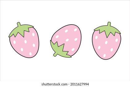Strawberry Pattern, Pink seamless strawberry, Strawberry pink Background, Strawberry Wallpaper Love Cards Vector Stock Vector Illustration.