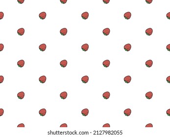 Strawberry pattern seamless pattern background.
