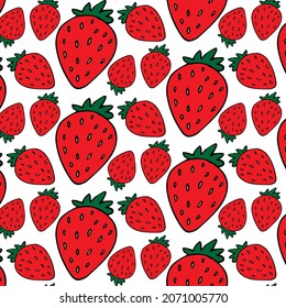 Strawberry Patterns, Red strawberry, Strawberry Backgrounds, Strawberry Love Cards Vector Stock Vector Illustration.