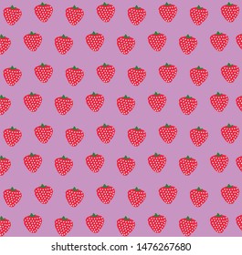 Strawberry Pink drawing pattern backgrounds