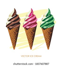 strawberry pistachio chocolate ice cream