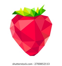 Fresa de polígonos sobre fondo blanco