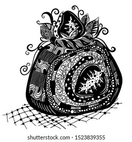 Strawberry Roll Cake Graphic Pattern
