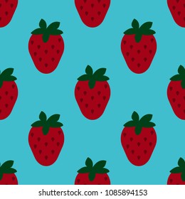 strawberry seamless pattern