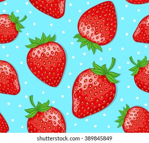 Strawberry Seamless Pattern