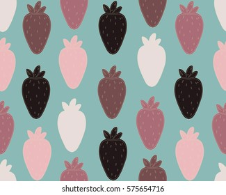 Strawberry seamless pattern