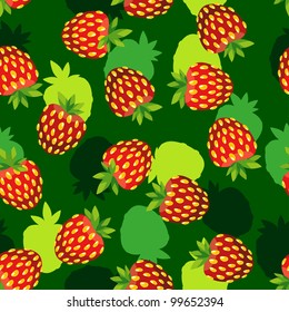 strawberry seamless  pattern