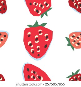 A Strawberry Seamless Pattern is perfect for creating Fresh and Exciting Designs. Food background