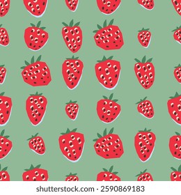 A Strawberry Seamless Pattern is perfect for creating Fresh and Exciting Designs. Food background