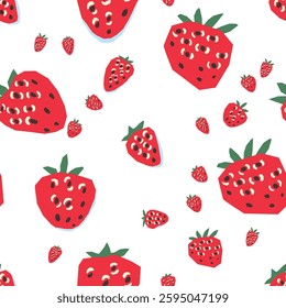 A Strawberry Seamless Pattern is perfect for creating Fresh and Exciting Designs. Food background