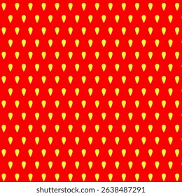 Strawberry seamless pattern with seeds. Fruit strawberry jam background. Flat Vector illustration  