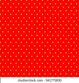 Strawberry seamless pattern with seeds. Fruit flavor background texture.