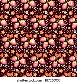 strawberry seamless texture
