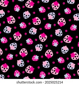 Strawberry spotted can be used for wallpaper, background, fabric printing, ornaments for various needs and everything related to it