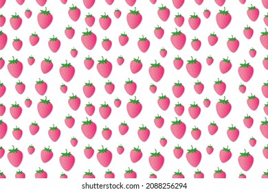 Strawberry Stock Vector Illustration.
Seamless pattern of fresh strawberry background. Strawberry Patterns, Red strawberry Backgrounds. suitable for digital design or print design.
