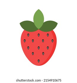 Fondo blanco de fruta de verano de fresa