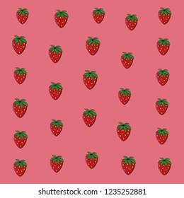 Strawberry sweet fruit background