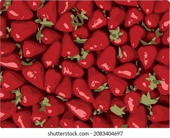 Strawberry texture patern for background