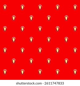Strawberry texture. Strawberry Seamless pattern. Red strawberry background texture. Red pattern with seeds.
